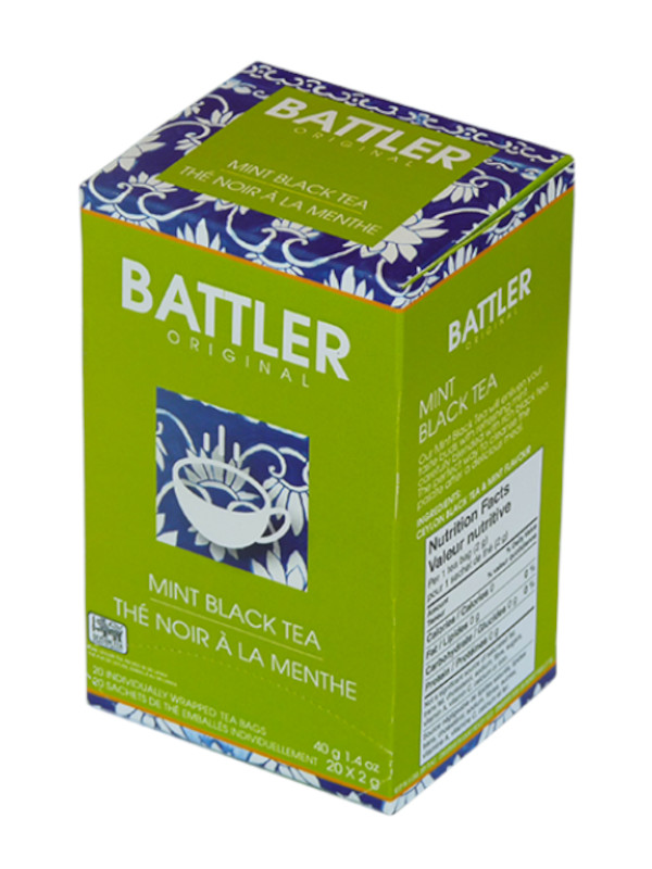 Battler Original Mint Black Tea - 20 x 2g