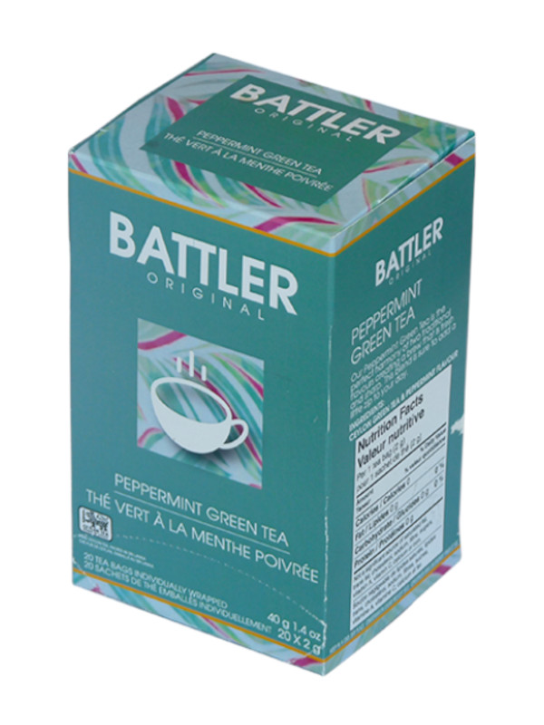 Battler Original Peppermint Green Tea - 20 x 2g