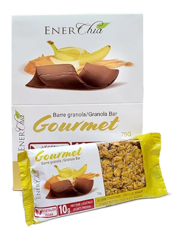 Enerchia - Peanut Butter Chocolate Banana Vegan Granola Bar