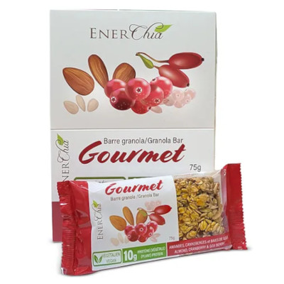 Enerchia Goji Berry Cranberry Almond Vegan Granola Bar