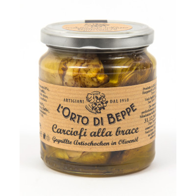 L'Orto Di Beppe Roasted Artichokes (Carcofi Alla Brace) - 280g