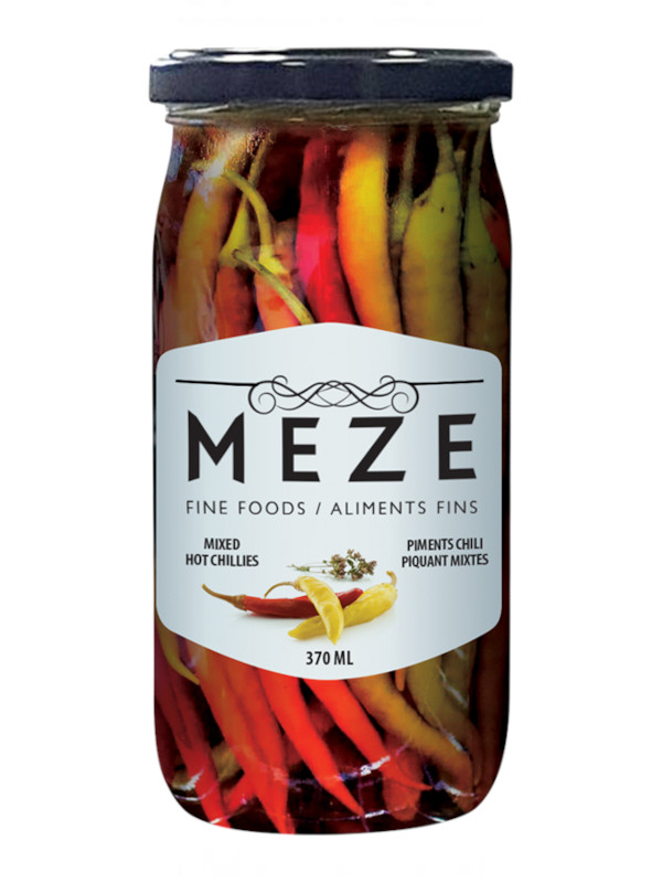 Meze Mixed Hot Chillies - 370ml