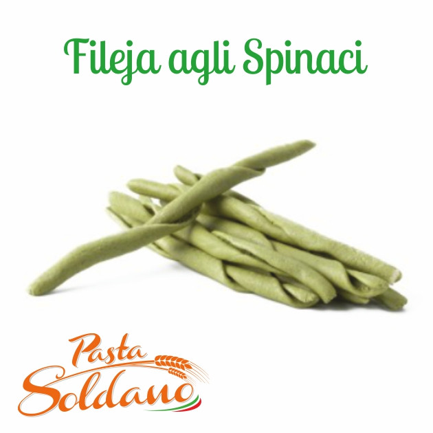 Pasta Soldano Fileja With Spinach - 500g