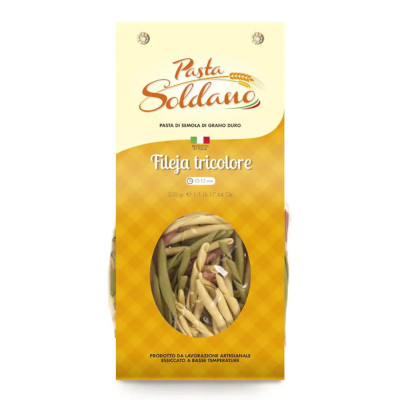 Pasta Soldano Fileja Tricolore - 500g
