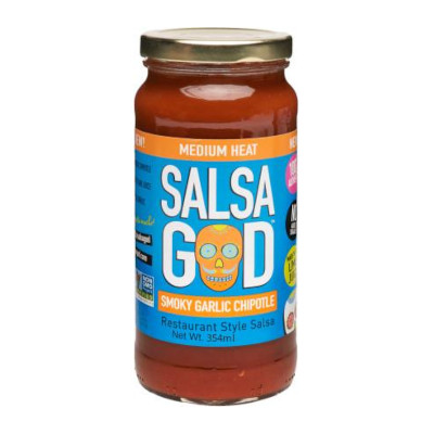 Salsa God Smokey Garlic Chipotle Salsa - 354ml