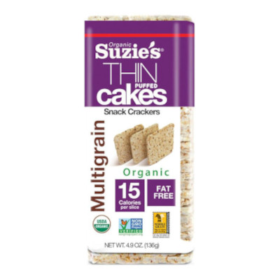Suzie's Organic Multigrain Thin Cakes - 136g
