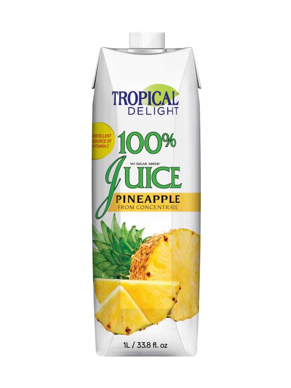 Tropical Delight 100% Pineapple Juice - 1 Litre