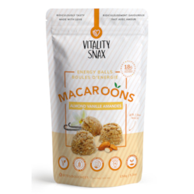 Vitality Snax Almond Vanilla Macaroons - 150g
